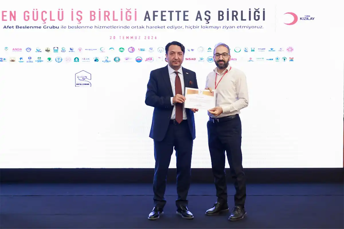 Kızılay ile Afet Beslenme Alanında İş Birliği Yaptık