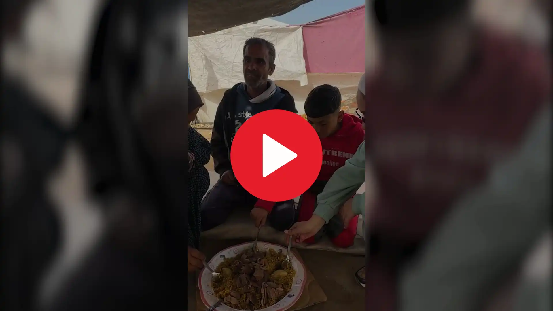 Gazze Konserve Et Dağıtımı | Aile Ziyareti