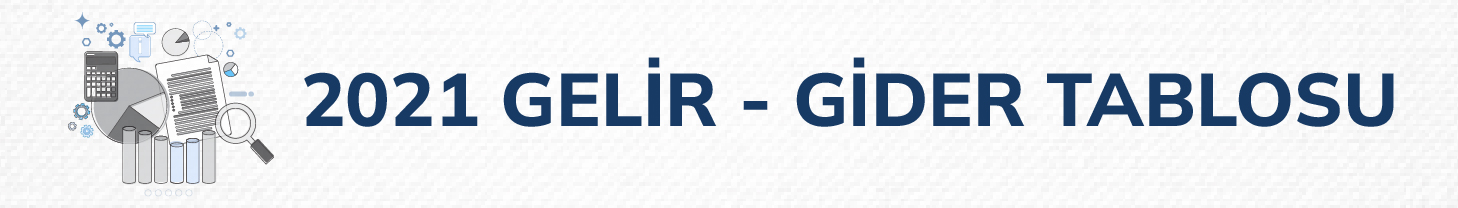 Gelir - Gider Tabloları