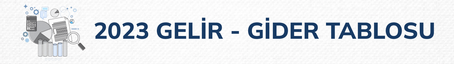 Gelir - Gider Tabloları