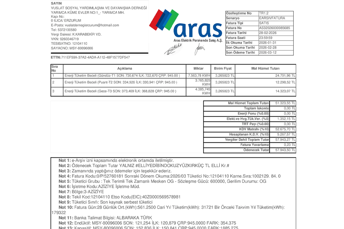 İslami İlimler Akademisi Fatura Desteği