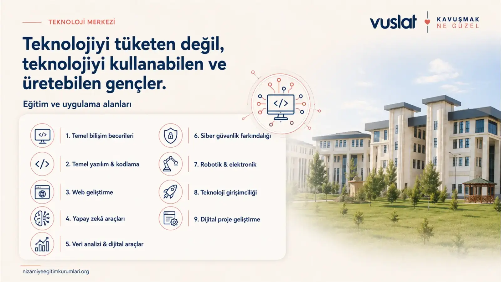 Nizamiye Medresesi Mesleki Gelişim Merkezleri