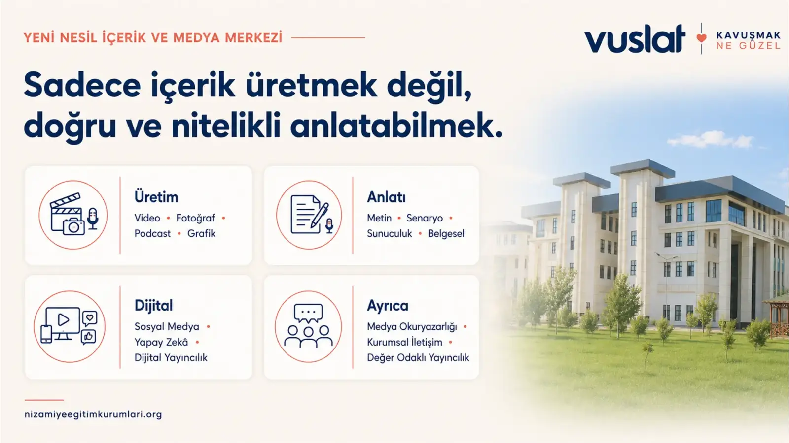 Nizamiye Medresesi Mesleki Gelişim Merkezleri