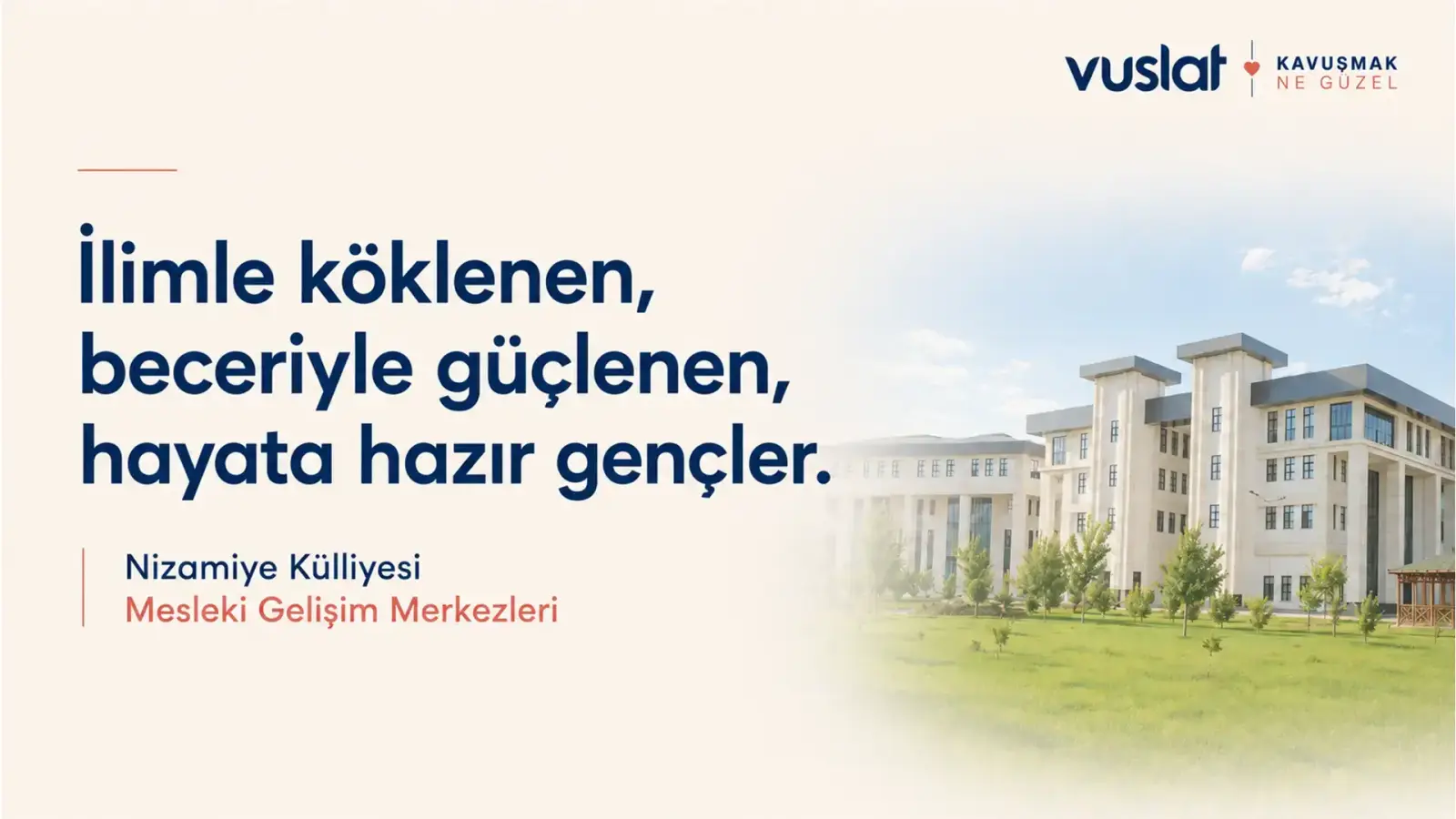 Nizamiye Medresesi Mesleki Gelişim Merkezleri